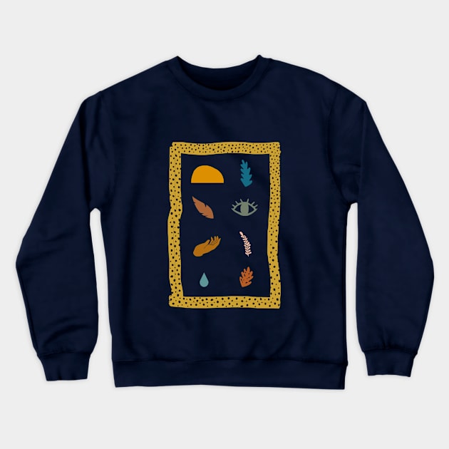 Elements #2 Crewneck Sweatshirt by worldnomadfolk@gmail.com